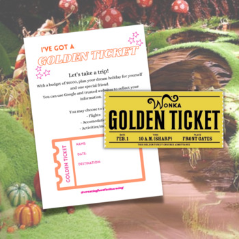 Wonka golden ticket