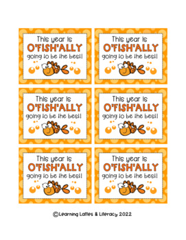 oFISHally Great Year Back to School Gift Tag, Printable PDF - My Party  Design
