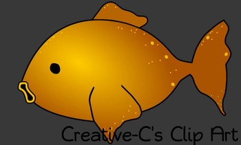 gold fish cracker clip art