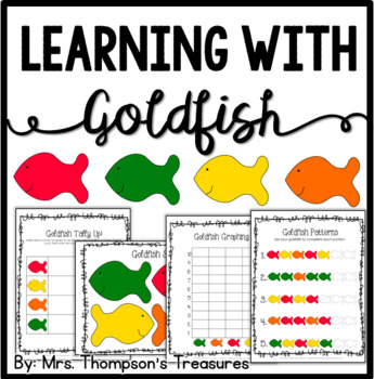 Preview of Goldfish Fun Activity Pack - Graphing, Sorting, Patterns & More