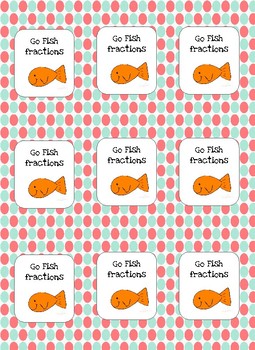 Go fish Fractions by Small Town Tech Nerd | TPT
