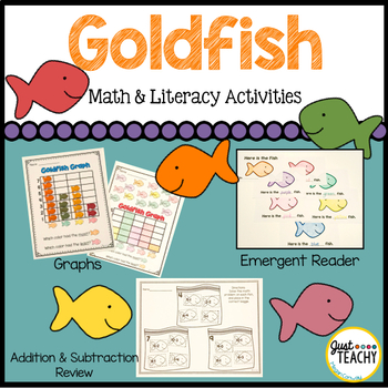 Preview of Goldfish Math & Literacy Activities