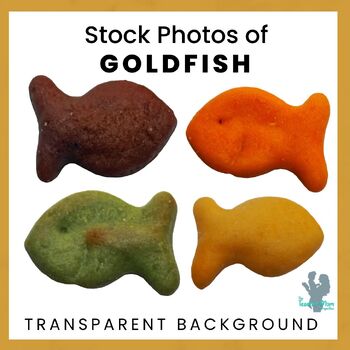Preview of Goldfish Math Manipulatives:  Stock Images for Personal and Commercial Use