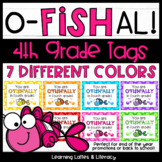 Goldfish Back to School Tags Ofishally In 4th Grade End of