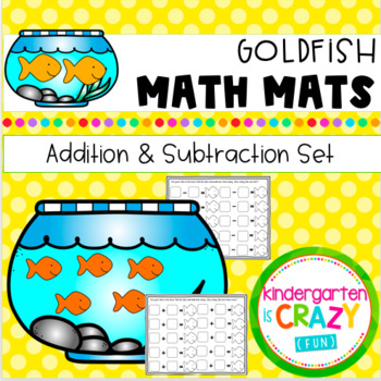 Preview of Goldfish in the Bowl Addition and Subtraction Activity Set