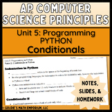 Goldie’s AP® CSP Programming in Python – Lesson 2: Conditionals