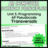 Goldie’s AP® CSP Unit 5 Programming – Lesson 6: Traversals