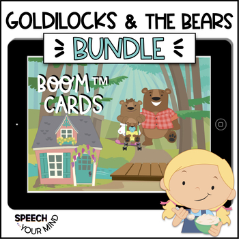 Preview of Goldilocks Boom Cards™ BUNDLE | Language Skills & Basic Concepts | Fairytales
