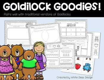 Preview of Goldilocks Goodies Math and  Literacy Activities