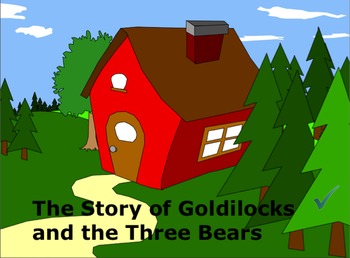 Preview of Goldilocks Interactive Literacy Story