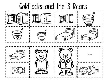 Goldilocks & The 3 Bears {Retelling a Story} Storyboard & Character ...