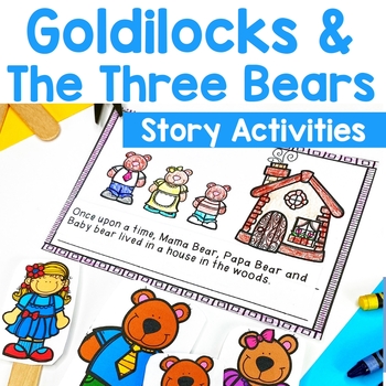 Goldilocks and The Three Bears Activities by PrintablePrompts | TpT