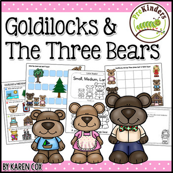 Goldilocks & The Three Bears Activities (Pre-K, Preschool) | TpT