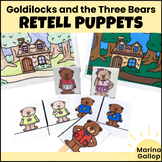 Goldilocks Puppets - Writing & Retelling Craft for Goldilo