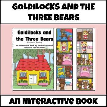 Preview of Goldilocks and The Three Bears Interactive (Adapted) Book