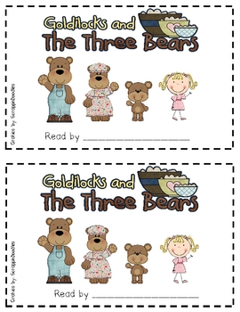 goldilocks three bears pdf