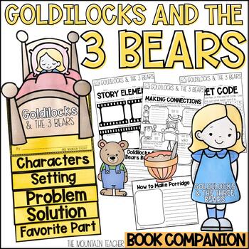 Preview of Goldilocks and the 3 Bears Read Aloud Activities with Crafts for Fairy Tale Unit