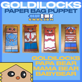 Goldilocks and the 3 bears Paper Bag Puppet Craft | Colori