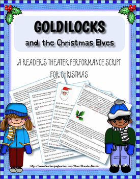 Preview of CHRISTMAS PLAY! Goldilocks & The Christmas Elves