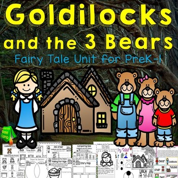 Preview of Goldilocks and the Three Bears Activities