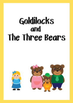 Preview of Goldilocks and the Three Bears Booklet