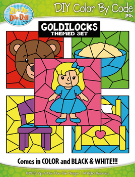 goldilocks clipart coloring