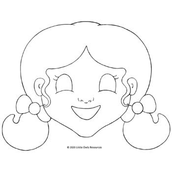 goldilocks clipart coloring