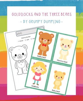 goldilocks three bears printables