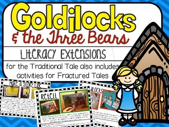 Preview of Goldilocks and the Three Bears Literacy Extensions
