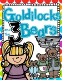 Goldilocks and the Three Bears Literacy and Math Sub Tub
