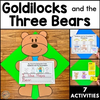 Preview of Goldilocks and the Three Bears Mini Unit