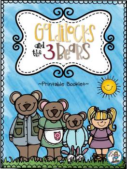 Preview of Goldilocks and the Three Bears {Printable Booklet}