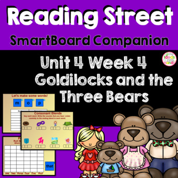 Preview of Goldilocks and the Three Bears SmartBoard Companion Kindergarten