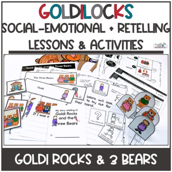 Preview of Goldilocks and the Three Bears Social-Emotional Learning and Story Retelling