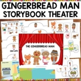 Gingerbread Man Stick Puppet Theater Set