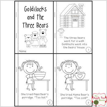 theme of goldilocks and the three bears