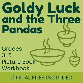 Preview of Goldy Luck and the Three Pandas - Picture Book Workbook + ANSWERS