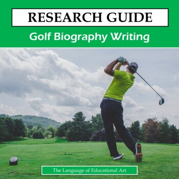 Preview of Golf Biography Research Paper Project — Secondary PE ELA — CCSS Rubric