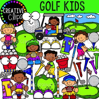 Golf Clipart {Creative Clips Clipart} by Krista Wallden - Creative Clips