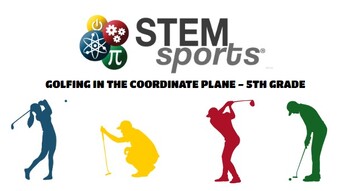 Preview of Golfing in the Coordinate Plane - STEM Sports - 5th Grade