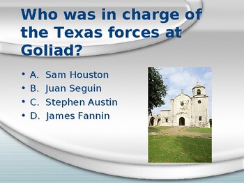 Preview of Goliad and San Jacinto Powerpoint