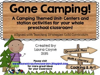 Preview of Gone Camping!  A Preschool Unit for Your Classroom