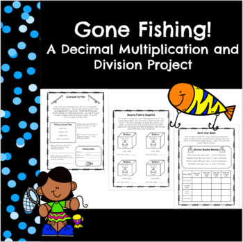 Preview of Fishing Themed Decimal Multiplication and Division Project