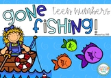 Gone Fishing! I Can Learn My Teen Numbers! Math Centre Game