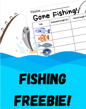 Gone Fishing - Measurement Activity by KelseasCreations