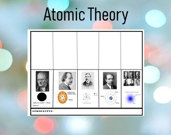 Preview of Atomic Theory Notes and Interactive Notebook Foldable NGSS Middle School