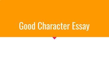 good character essay
