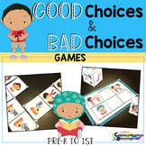 Making Good Choices and Bad Choices Printable Games