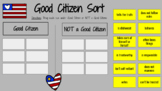 Good Citizen Sort - Citizenship Sorting Activity - Google Slides
