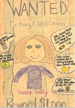 Good Citizen Wanted Poster- Citizenship Social Studies by Teacher Creations